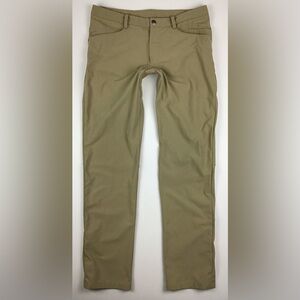 lululemon ABC pants men’s 36 beige